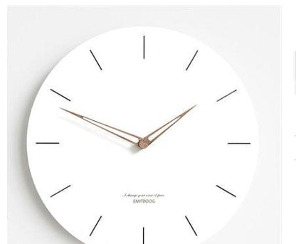 Modern Minimalist Living Room Home Wall Clock Fashion Atmosphere Silent Wall Clock Quartz Clock Nordic Clock - Pacisia