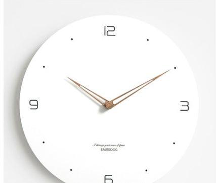 Modern Minimalist Living Room Home Wall Clock Fashion Atmosphere Silent Wall Clock Quartz Clock Nordic Clock - Pacisia