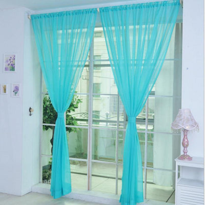 Curtains Solid Tulle Modern Curtains For Living Room Transparent Tulle Curtains Window Sheer For The Bedroom - Pacisia