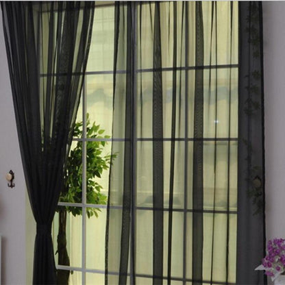 Curtains Solid Tulle Modern Curtains For Living Room Transparent Tulle Curtains Window Sheer For The Bedroom - Pacisia