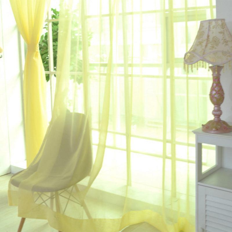 Curtains Solid Tulle Modern Curtains For Living Room Transparent Tulle Curtains Window Sheer For The Bedroom - Pacisia