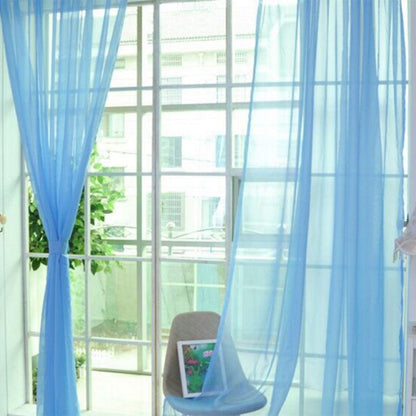 Curtains Solid Tulle Modern Curtains For Living Room Transparent Tulle Curtains Window Sheer For The Bedroom - Pacisia