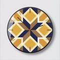 Clock Geometry Fashion Wall Clock Modern Minimalist Nordic Style Clock Home Office General Decorative Wall Clock - Pacisia