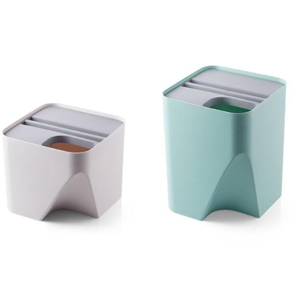 Kitchen Trash Can Recycle Bin Stacked Sorting Trash Bin Household Dry And Wet Separation Waste Bin Rubbish Bin for Bathroom - Pacisia