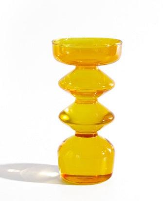 Modern Glass Bubble Vase Art Colored Transparent Small Bottle Decorative Flower Pot - Pacisia