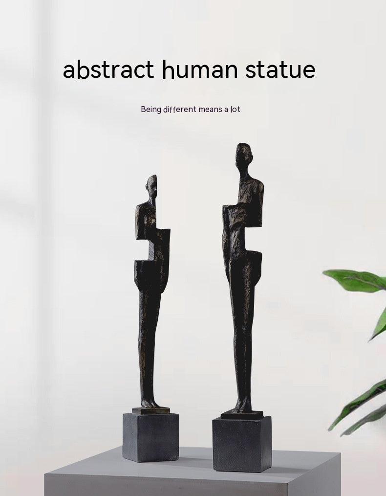 Abstract Decoration Creative Body Sculpture Living Room Entrance TV Cabinet Office Home Resin Decorations - Pacisia