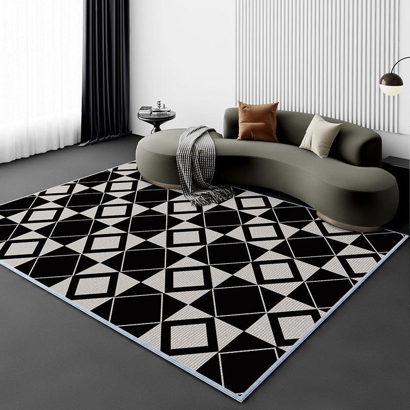 Living Room Carpet Fully Covered Bedroom And Household Sofa Table Carpet Bedside Stain-resistant Non-slip Foot Mat - Pacisia