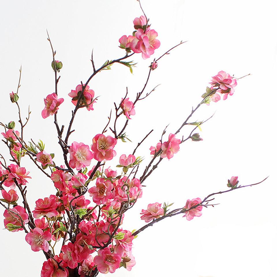 26-head Artificial Wintersweet Branch Fake Flower Soft Decoration - Pacisia