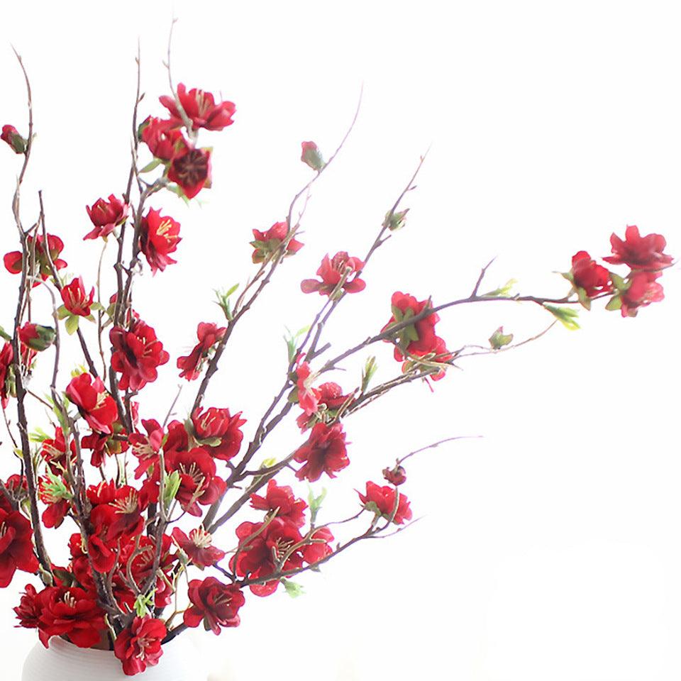 26-head Artificial Wintersweet Branch Fake Flower Soft Decoration - Pacisia