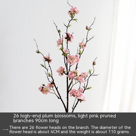 26-head Artificial Wintersweet Branch Fake Flower Soft Decoration - Pacisia