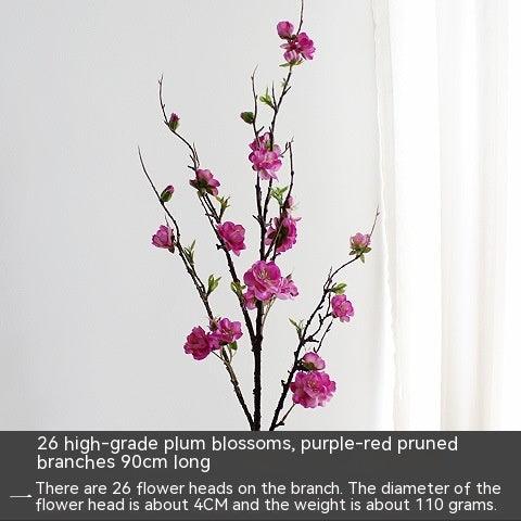 26-head Artificial Wintersweet Branch Fake Flower Soft Decoration - Pacisia