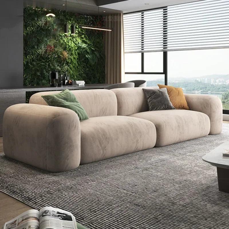 3 Seater Modern Living Room Sofa Bed Foam Xxl Couch Adultsl Designer Longue Sofa Armchair Sofa Sala De Estar home furniture - Pacisia