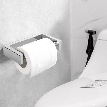 304 Stainless Steel Retractable Toilet Paper Holder Bright Light - Pacisia