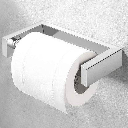 304 Stainless Steel Retractable Toilet Paper Holder Bright Light - Pacisia