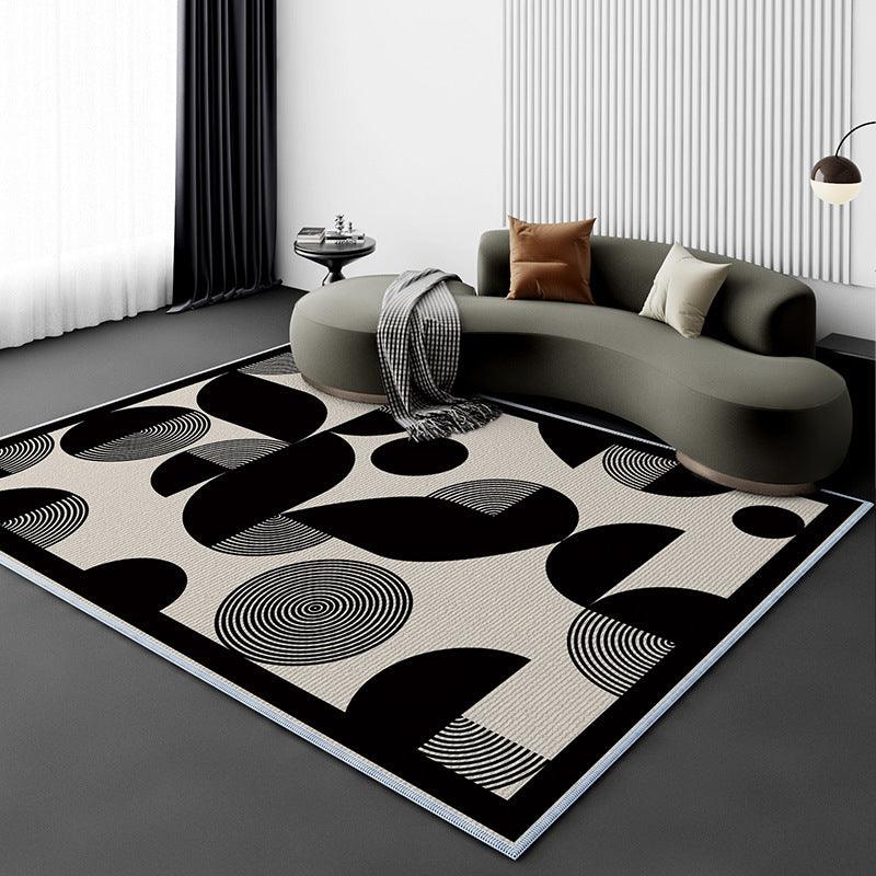 Living Room Carpet Fully Covered Bedroom And Household Sofa Table Carpet Bedside Stain-resistant Non-slip Foot Mat - Pacisia