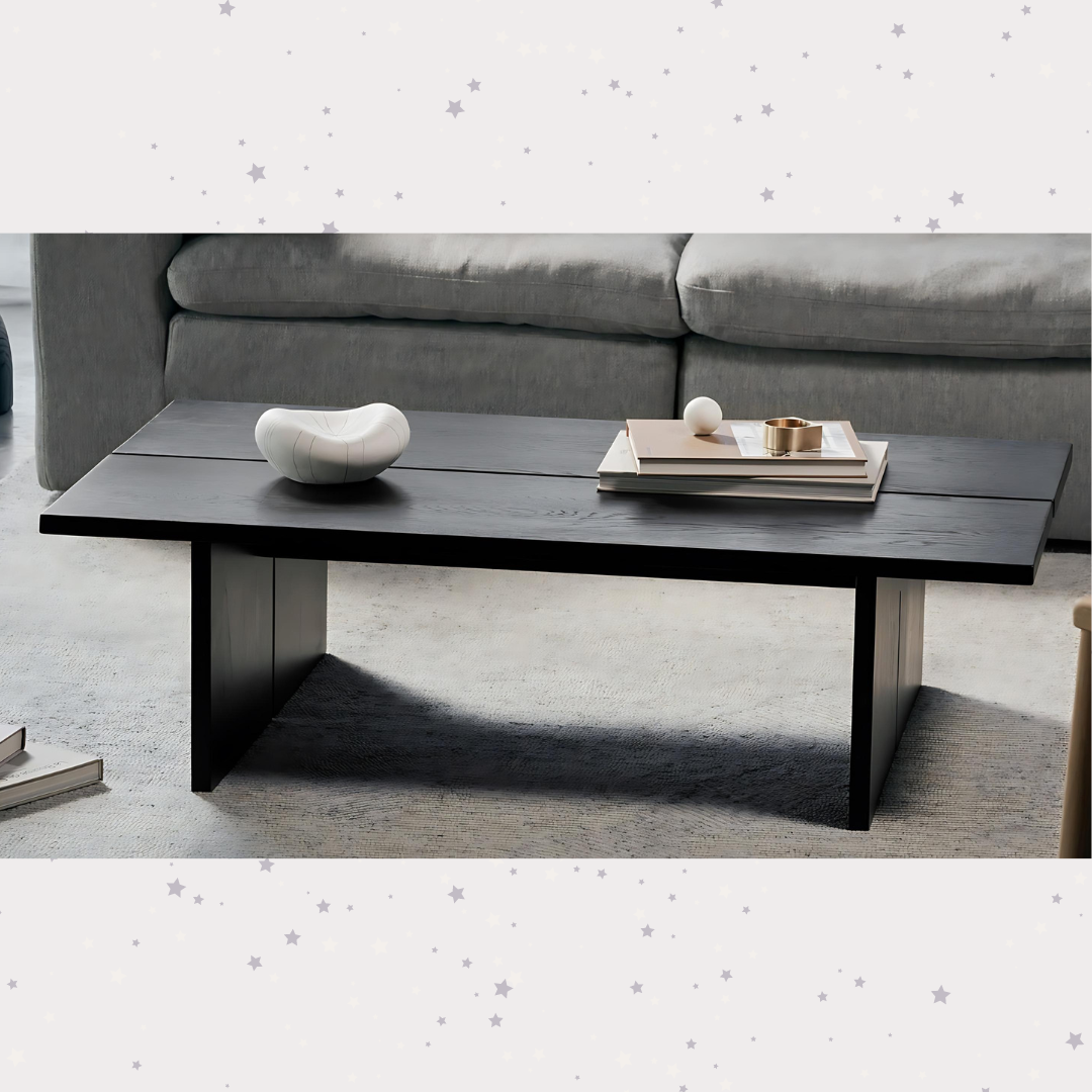 Noir Ash Wood Coffee Table