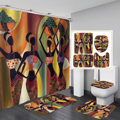 3D digital printed waterproof shower curtain - Pacisia