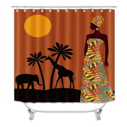 3D digital printed waterproof shower curtain - Pacisia