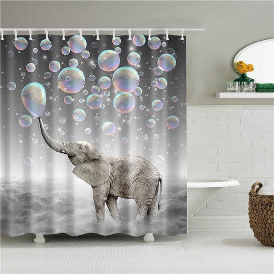 3D digital printing waterproof shower curtain - Pacisia