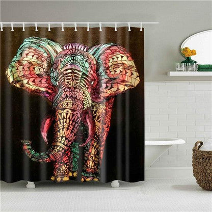 3D digital printing waterproof shower curtain - Pacisia