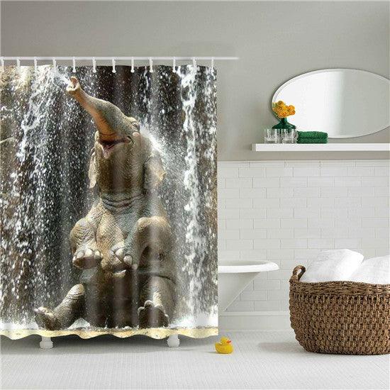 3D digital printing waterproof shower curtain - Pacisia