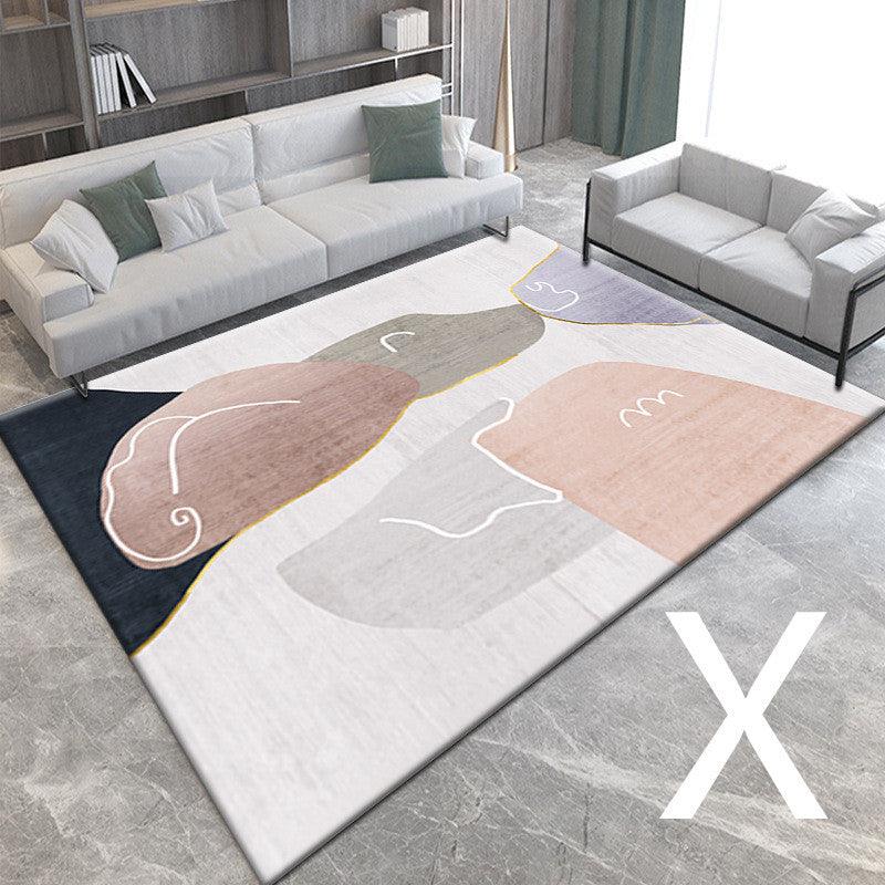 3D Light Luxury Style Carpet Floor Mats Bedroom Bedside Carpets - Pacisia