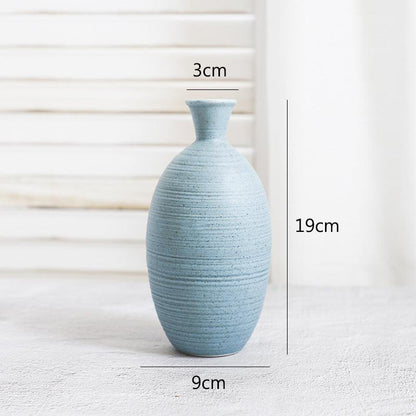 Creative Home Ceramic Crafts Ceramic Vase Desk Hydroponic Vase Decoration Home Decoration Vase - Pacisia