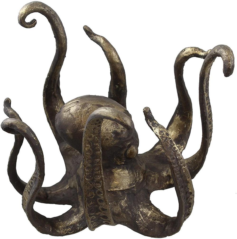 Octopus Tea Cup Holder Large Decorative Resin Octopus Table Topper Statue For Home Office Decoration - Pacisia