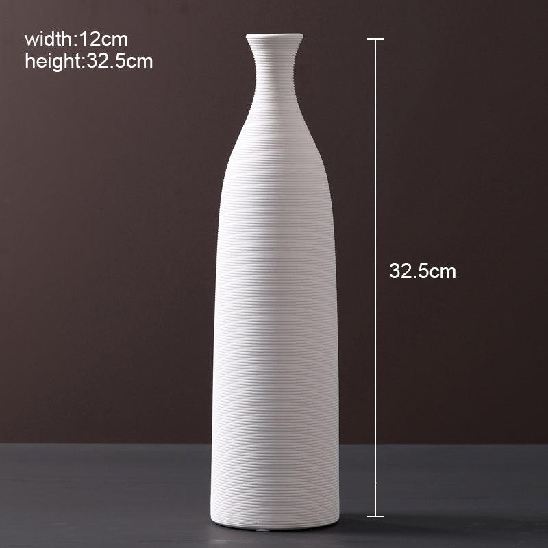 Vase Decoration Home Nordic Scandinavian Style Ceramic Vase Decorative Vases Modern Living Room Decoration Modern Home Decor - Pacisia