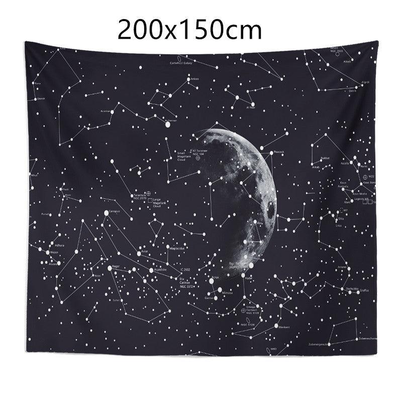 Constellation Tapestry Fantasy Starry Sky Blanket Galaxy Space Pattern towel Wall Hanging Cloth Bedspread Bedroom Decoration - Pacisia