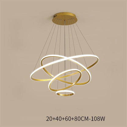 Living Room Chandelier Dining Room Lamp Intelligent Simple Household Chandelier - Pacisia