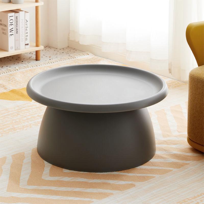 Modern Nordic Creative Round Tea Table Home Small Apartment Living Room Multi-functional Side Table Combination Simple Small Tea Table - Pacisia