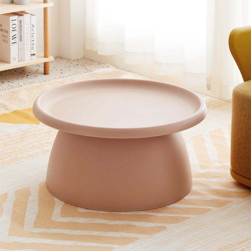 Modern Nordic Creative Round Tea Table Home Small Apartment Living Room Multi-functional Side Table Combination Simple Small Tea Table - Pacisia
