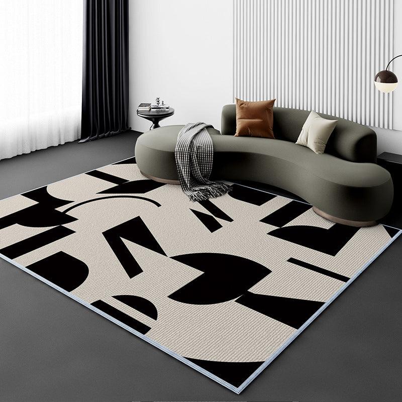 Living Room Carpet Fully Covered Bedroom And Household Sofa Table Carpet Bedside Stain-resistant Non-slip Foot Mat - Pacisia
