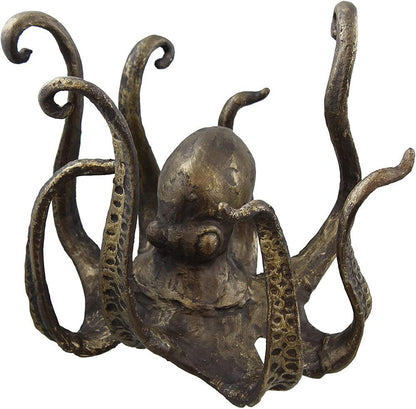 Octopus Tea Cup Holder Large Decorative Resin Octopus Table Topper Statue For Home Office Decoration - Pacisia