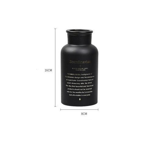 Ins wind vase glass bottle photo props flower arrangement water glass bottle hot stamping home decoration ornaments - Pacisia
