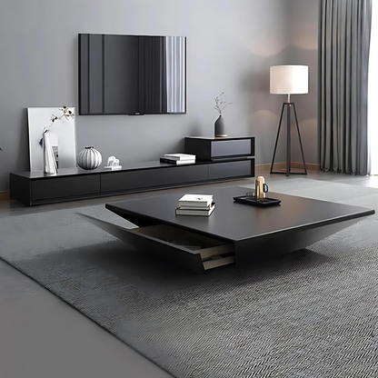 Metropolis Marble Top Storage Coffee Table