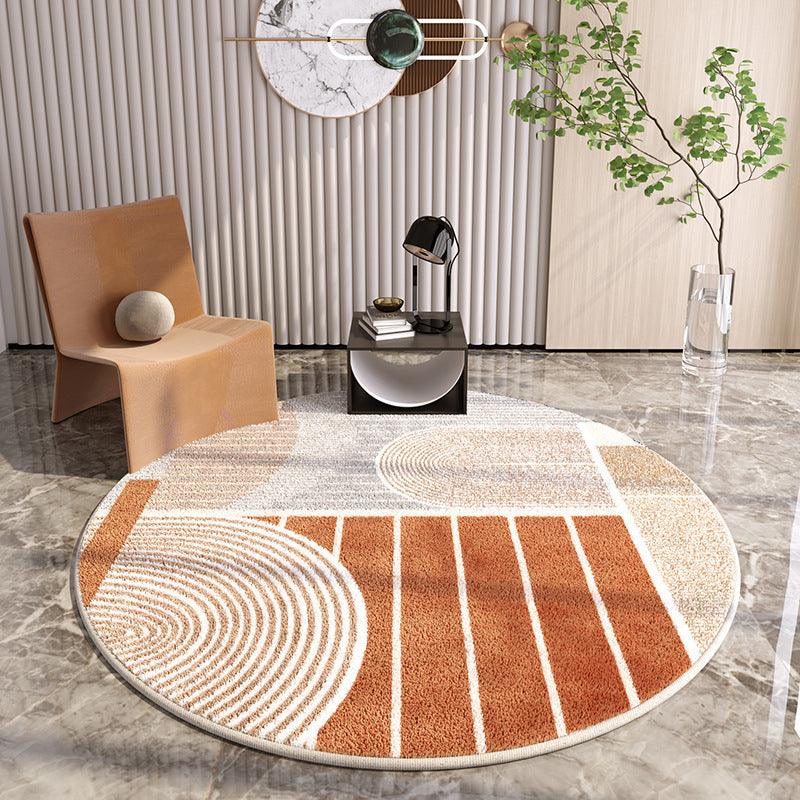 Simple Round Home Living Room Carpet Coffee Table Sofa Study Cloakroom Full Carpet - Pacisia