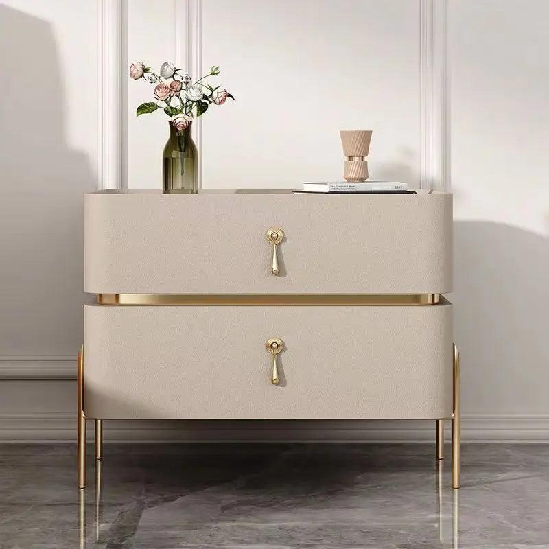 Mobile Dressers Nightstands Side Living Room Wood Console Small Bedside Table Bedroom Luxury Mesa De Noche Bedroom Furniture - Pacisia
