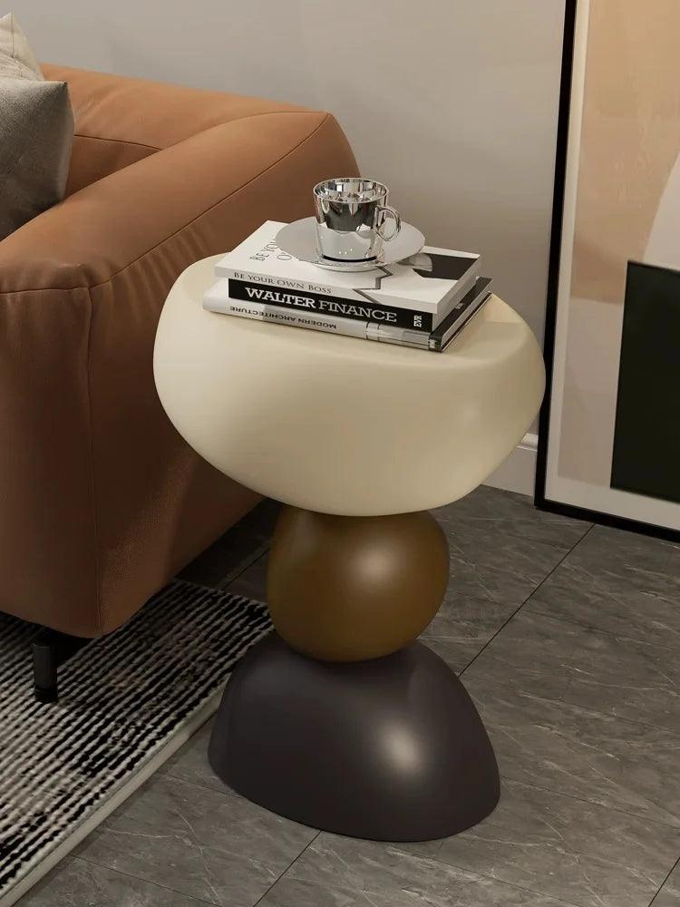 Creative Imitation Stone Tea Table,Nordic Small Side Table,Modern Coffee Table, Corner Table,High-end Home Decoration Furniture - Pacisia