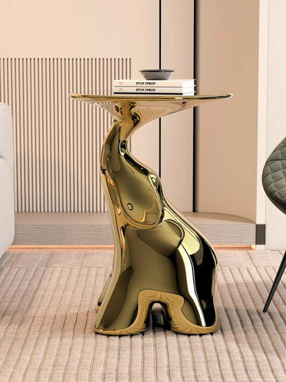 Modern Light Luxury Elephant Side Table Designer Home Furniture Living Room Sofa Coffee Table Creative Floor Decoration - Pacisia