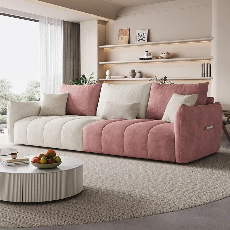 Nordic 3 Seater Sofa Puffs Inflavel Living Room Design European Sectional Sofa Modular Creative Dining Room Muebles Furniture - Pacisia