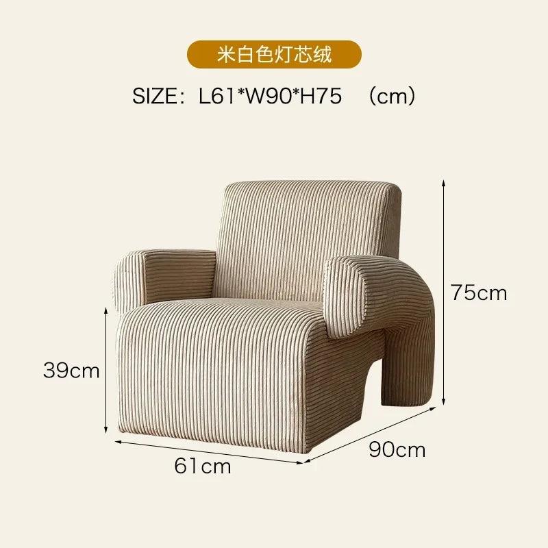 Sofa Nordic Living Room Chairs Lounge Arm Salon Designer Living Room Chairs Lazy Relax Meuble De Salon Home Furniture WK50LC - Pacisia