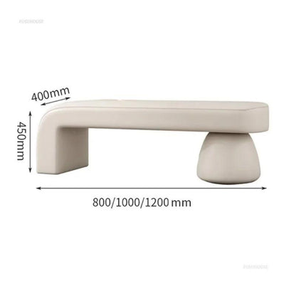 Nordic Home Furniture Shoe Changing Stool Bedroom Bed End Stools Ottomans Sofa Bench Clothing Store Rest Ottoman K - Pacisia