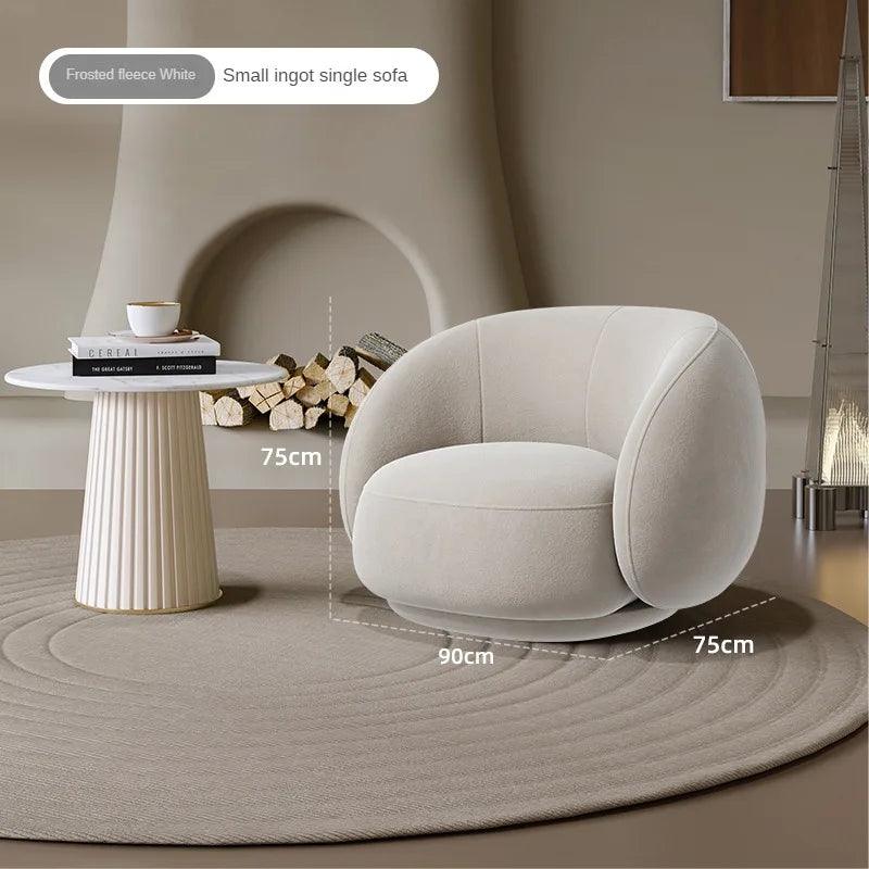 Simple and Modern Nordic Luxury Single Person Sofa Store Reception and Negotiation with Internet Celebrity Rest Area Creativity - Pacisia
