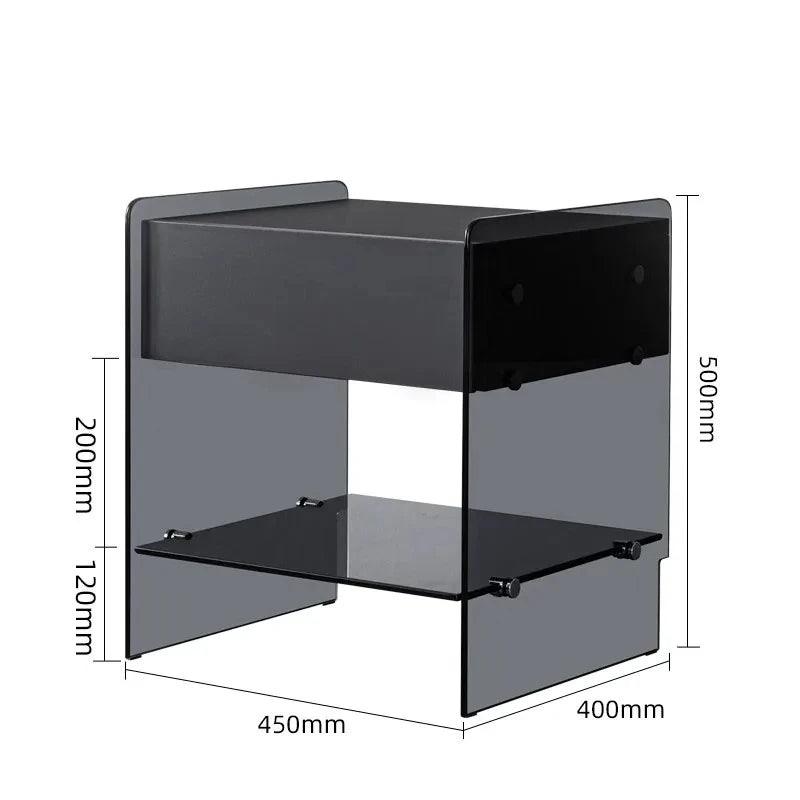 Storage Simple Nightstand Modern Black Nordic Trendy Nightstand Luxury Bedroom Mesita De Noche Dormitorio Home Furniture - Pacisia