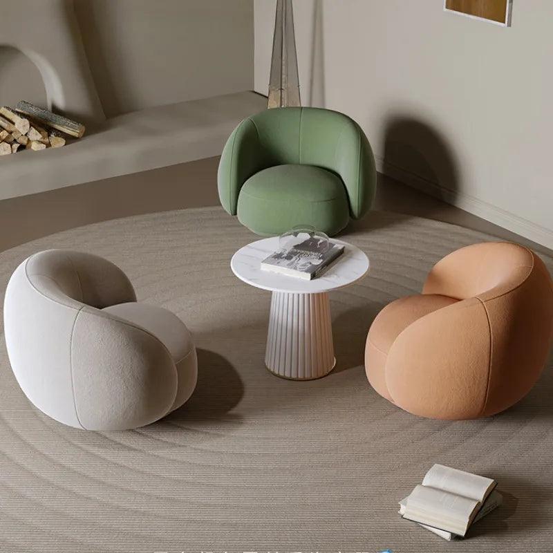 Simple and Modern Nordic Luxury Single Person Sofa Store Reception and Negotiation with Internet Celebrity Rest Area Creativity - Pacisia