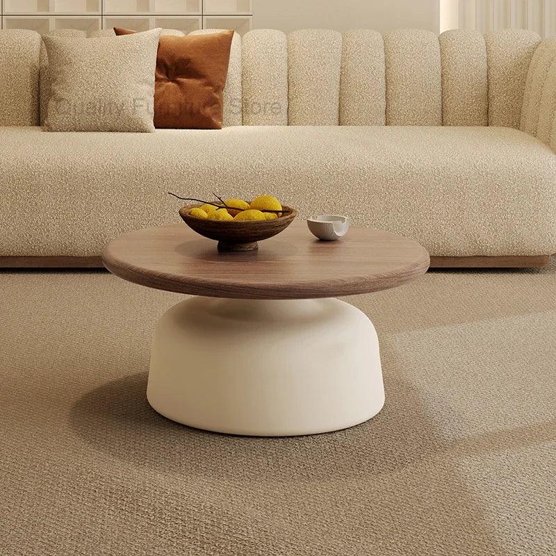 Entryway Luxury Coffee Tables Aesthetic Round Unique Bedroom Mobile Side Table Minimalist Simple Mesa De Centro Home Furniture - Pacisia