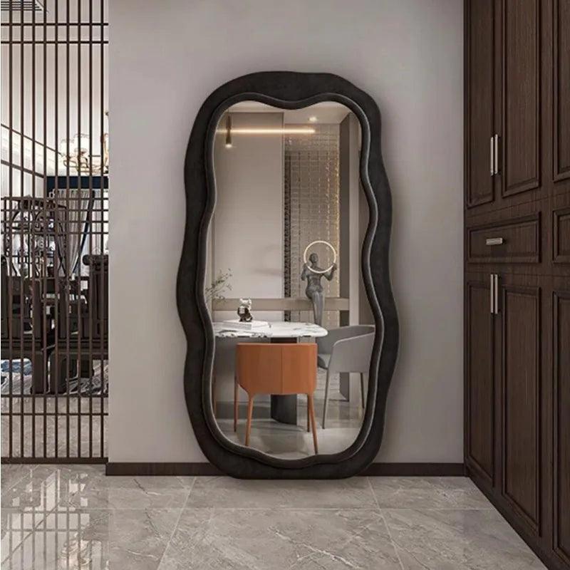 Full Body Decorative Mirrors Large Bedroom Standing Full Length Mirror Nordic Antique Espejo Cuerpo Entero Decor Home Interior - Pacisia