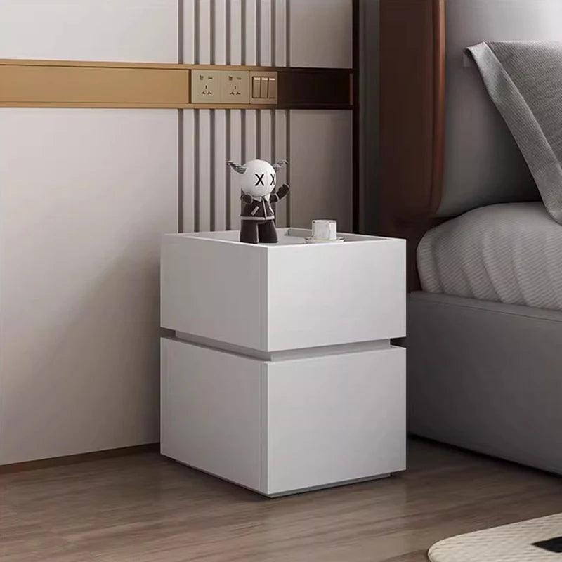 Living Room Bedside Table Nightstands Coffee Mesas Small Night Design Bed Auxiliary Chest Drawers 3-tier Stand Nordic Muebles - Pacisia